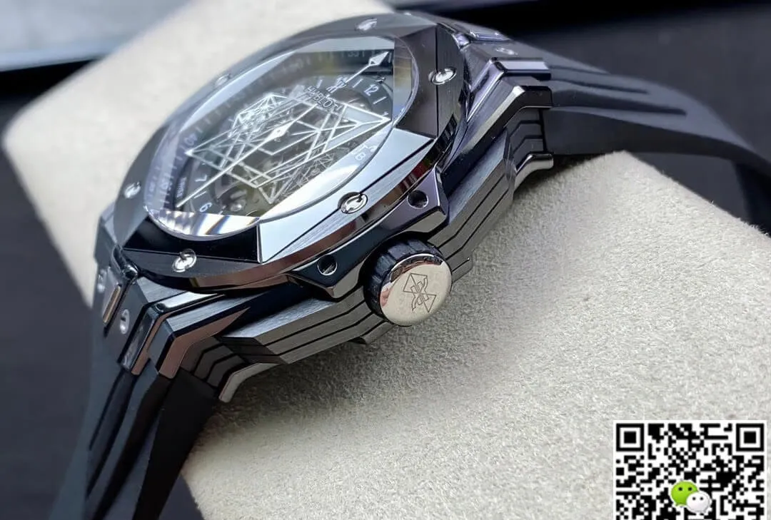 Hublot Big Bang Sang Bleu II 418.CX.1114.RX.MXM20 BB Factory 1:1 Best Edition Replica Watch Black Ceramic Case